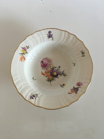 Royal Copenhagen Full Saxon Flower Large Deep Plate No 1614