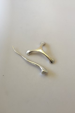 Georg Jensen Minas Spiridis Sterling Sølv Papirkniv og Brevvægt No 7 og No 441