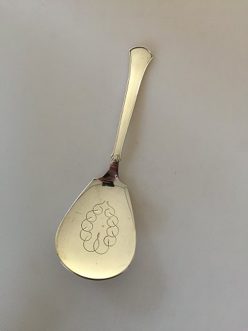 Hans Hansen Arvesølv 5 Sterling Sølv Serveringsspade