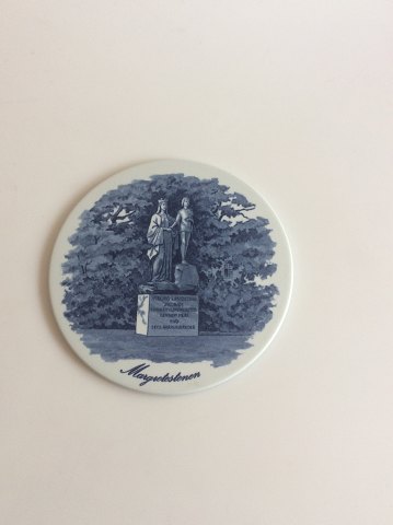 Royal Copenhagen Tranquebar, Blå Fajance Smørbrik No 1403