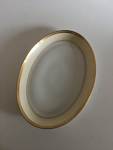 Bing & Grøndahl Dumas Stort Ovalt Fad No 14 med Høj Kant