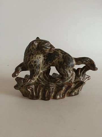 Royal Copenhagen Knud Kyhn Stoneware Figurine No. 21408 of Ferret