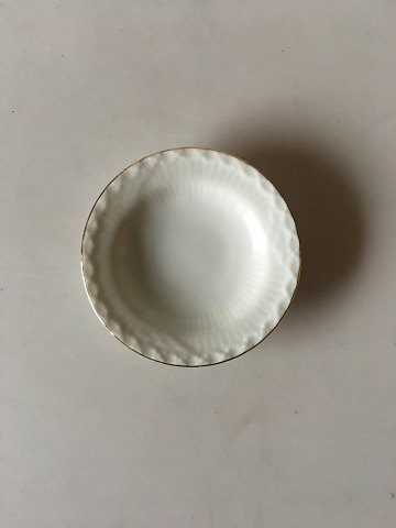 Royal Copenhagen Tradition White Half Lace w. Gold Caviar Dish / Butter Dish No 504