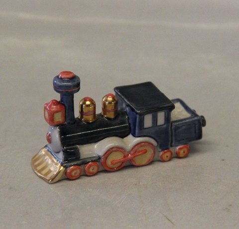 Royal Copenhagen figurine 0139 RC Steam Train 3.5 x 7.5 cm. (1249139) Mini-collection Toys Sven Vestergaard 