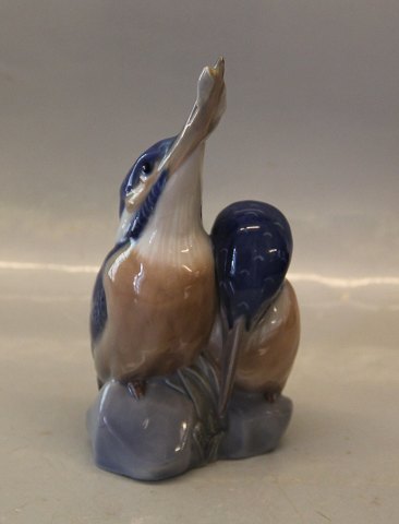 Royal Copenhagen 1769 RC Kingfishers 11 cm Peter Herold 1915