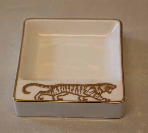 B&G Porcelain B&G Commercial Coin Tray 8.5 x 9.5 cm Tiger Margarine Otto Moensted