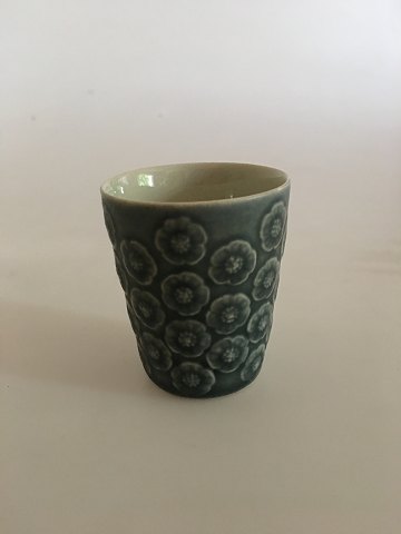 Bing and Grondahl/Kronjyden Green Azur Sake Cup/ Egg Cup