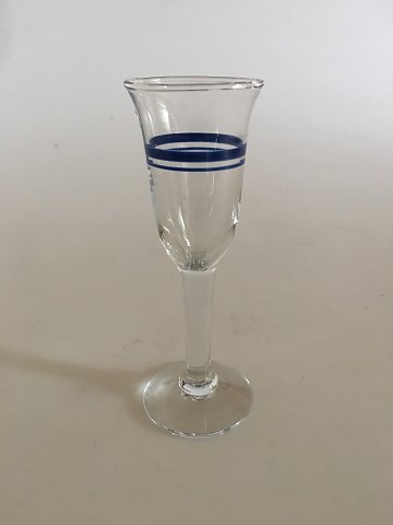 "Blåklokke" Snapsglas fra Holmegaard