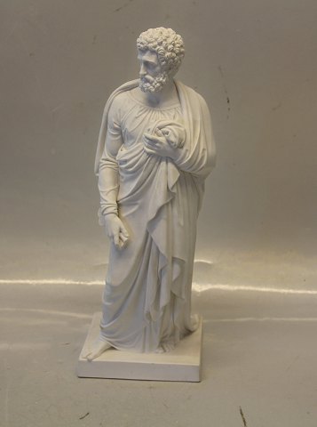 Royal Copenhagen Bisque figurine 20 Royal Copenhagen Petrus the Apostle without the Key 33 cm