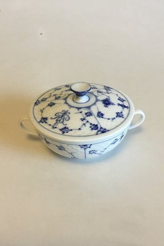 Bing & Grondahl Blue Fluted Bouillon Cup with Lid No 247