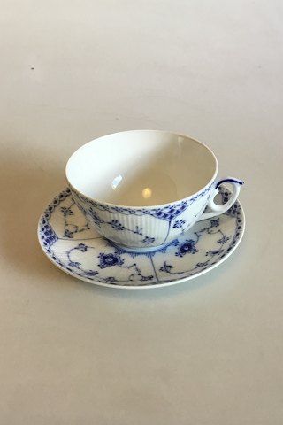 Royal Copenhagen Musselmalet Halvblonde Stor Thekop No. 524
