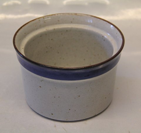 Christine Blue and Grey  Stoneware Danish Art Pottery Knabstrup Bowl 7.5 x 12.5 cm