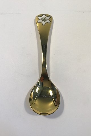 Georg Jensen Årsske 1993 i forgyldt Sterling Sølv med emalje