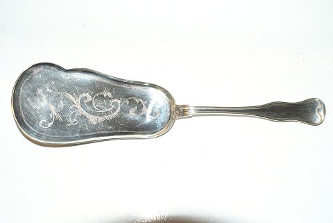 Fish spoon w / Siseleringer Old Rifled Silver cutleryLength 28 cm.