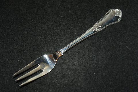 Cake Fork, Rosenholm Danish silver cutlerySlagelse silverLength 14 cm.