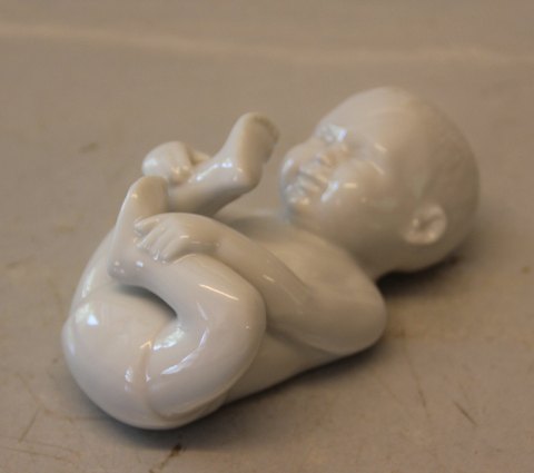 Royal Copenhagen 0031 RC Baby Babbling, white  6 x 13 cm Allan Therkelsen (1249031) 