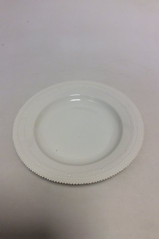 Royal Copenhagen Hvid Flora Danica / Perle Stel Spisetallerken No. 3549