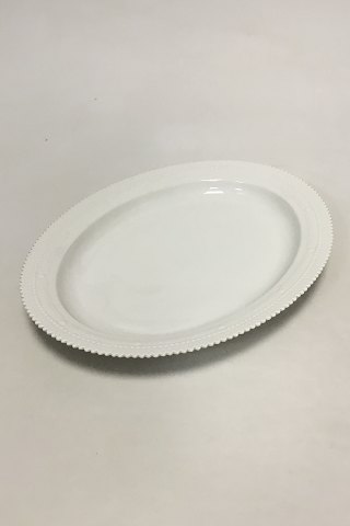 Royal Copenhagen White Flora Danica / Pearl Pattern Oval Serving Tray No. 3517