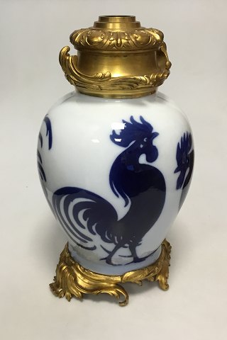 Royal Copenhagen Unika Vase fra 1899 af Vilhelm Fischer unika nummer 7057 Russisk Zar Familie