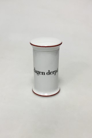 Bing and Grondahl - The day after Spice Jar No. 497 from the Apothecary 
Collection