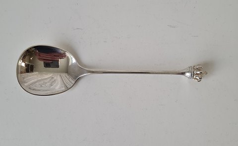 Crown jam spoon in sterling silver