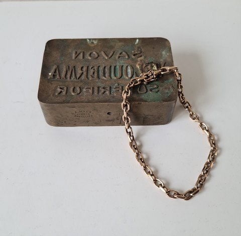 Vintage Hermann Siersbøl ankerarmlænke i 8 kt guld