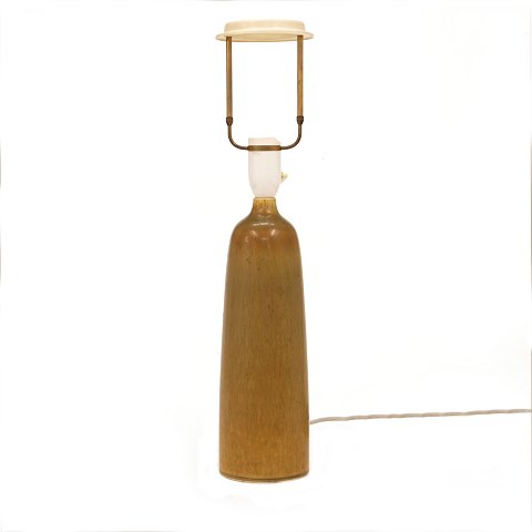Palshus stoneware table lamp. Signed Palshus and 
Per Linnemann-Schmidt. H: 32/50cm