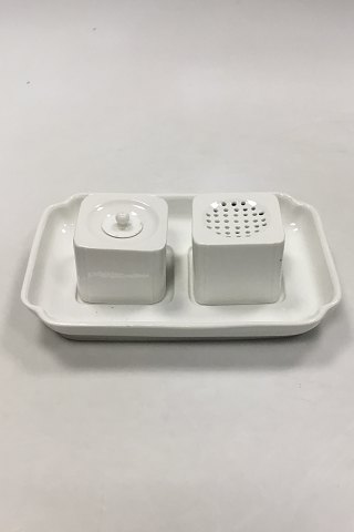 Royal Copenhagen Old Ink Well of white porcelain