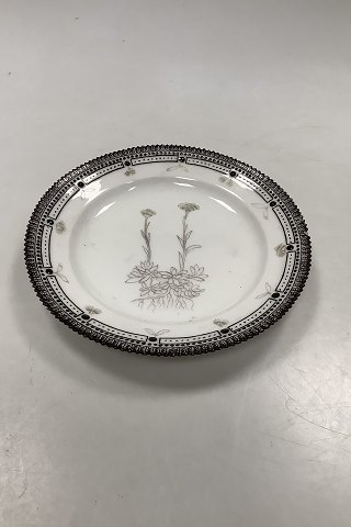 Royal Copenhagen Privat malet Flora Danica Frokosttallerken der ikke er lavet færdig
