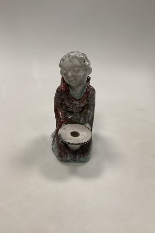 Michael Andersen Keramik Lysestage i form a Engel No. B965