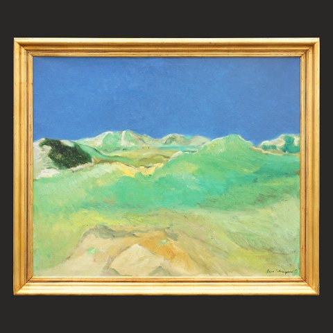 Jens Søndergaard, 1895-1957, oil on canvas. Signed 
and dated 1955. Visible size: 83x99cm. With frame: 
96x112cm