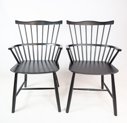 Spisebordstole, model J52B, bøgetræ, FDB Møbler.