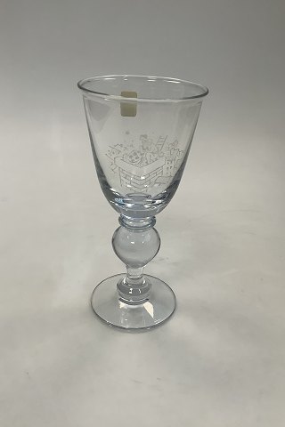 H. C. Andersen Pokalen Beer Goblet with The Shepherdess and the Chimney-Sweep1983
