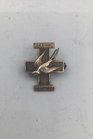 A. Dragsted Sterling Sølv Broche "Actuosa Provolo"