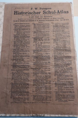 Schul-AtlasA. ScobelVerlag von Velhagen und Klasing 1905Løse blade