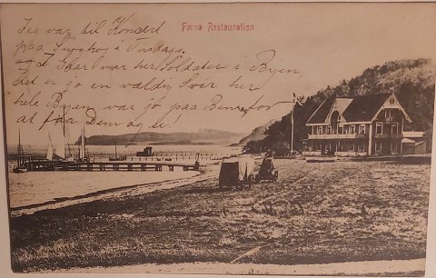 Postkort: Fanø Restauration i 1909Gamle danske postkort købes og sælges 