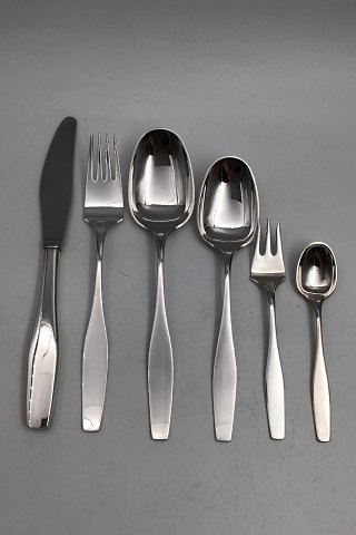 Hans Hansen Sterling Silver Charlotte Set 12 People (72 pcs)