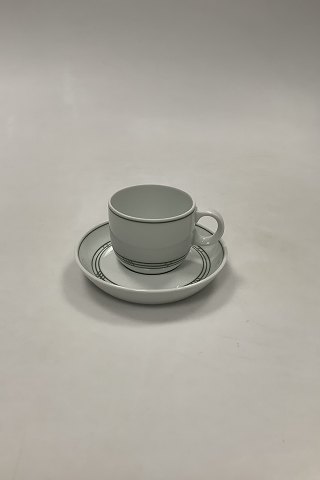 Bing & Grøndahl Delfi Grøn Espresso Kop og Underkop No 463