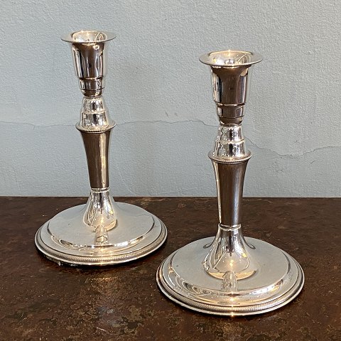 Silver candlesticks