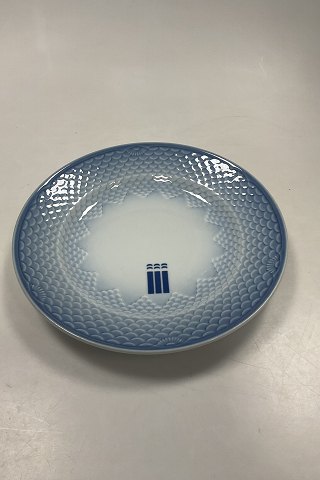 Bing & Grøndahl Blå Tone Hotel Stor Tallerken No 716/1009 MED LOGO