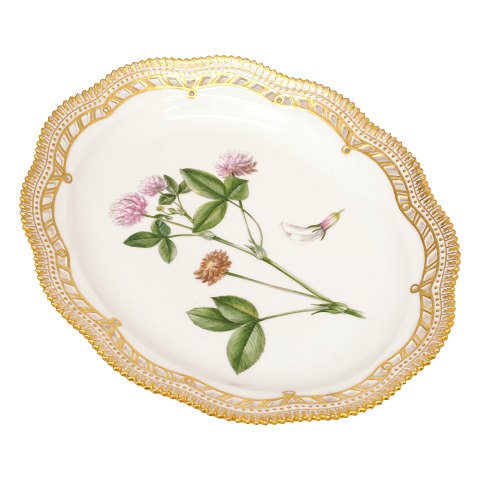 Royal Copenhagen Flora Danica 3537. "Trifolium 
hybridum". Royal Copenhagen 1950. Size: 27x22cm