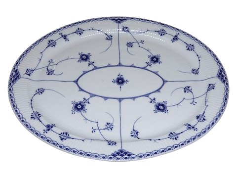 Musselmalet HalvblondeEkstra stort helfladt stegefad 47 cm. #643