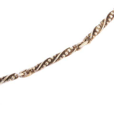 Georg Jensen sterlingsilver necklace #301. L: 75cm