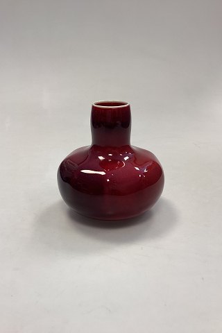 Bing og Grøndahl Vase i okseblodsglasur No.753
