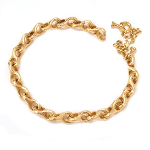 Ole Lynggaard Copenhagen 14kt gold "8"-bracelet. 
L: 18cm