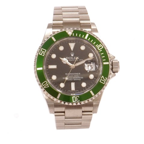 Rolex Kermit 16610LV from German AD April 2006 
with box and papers. D: 40mm