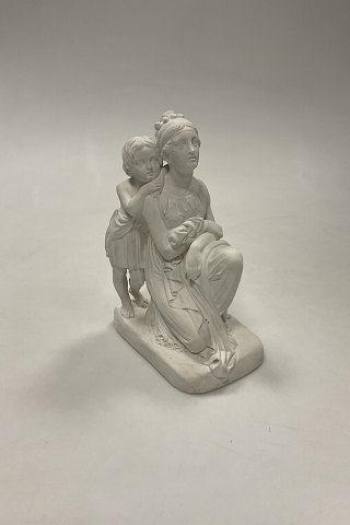 Bing and Grondahl Bisque Figurine of Mother with her Son No. 43