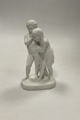 Bing and Grøndahl John the Baptist. Figurine of 2 Children No. 49