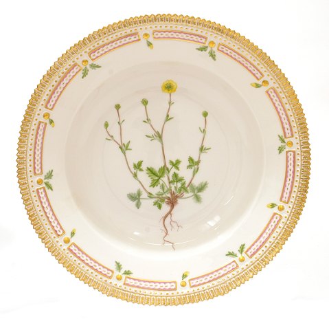 Flora Danica deep plate 3545. Potentilla niveau 
L.". H: 5cm. D: 24,5cm