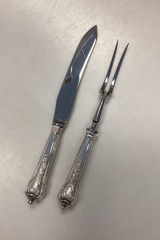 Anton Michelsen Sterling Sølv Rosenborg forskæresæt